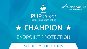 DriveLock ist Champion in der Kategorie Endpoint Protection in der Anwenderbefragung PUR-S Security-Solutions von techconsult